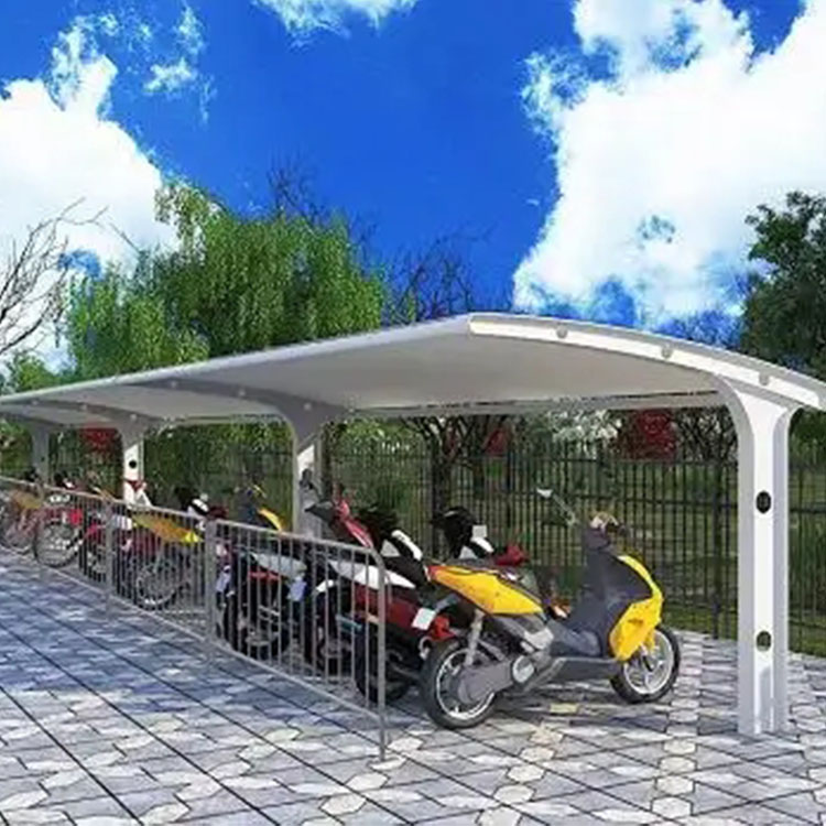 隆德县膜结构电动车棚